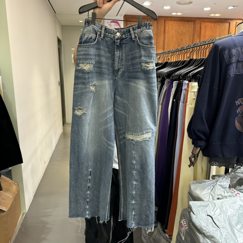 GARMENT-P韓國直郵㊣女裝新品人氣時尚25秋冬推薦休閑牛仔褲GARMENT牛仔褲圖色1