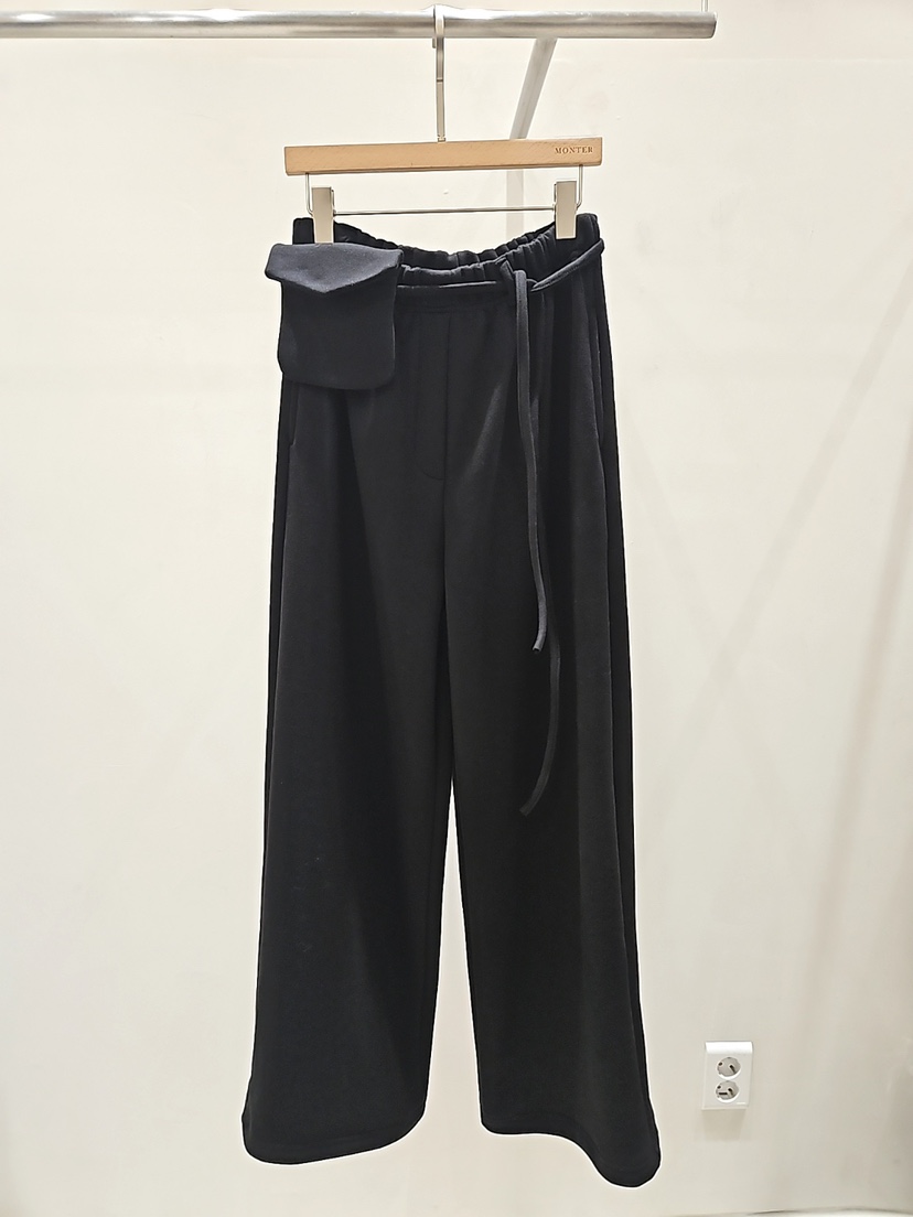 MONTER東大門㊣代購女士新品25秋冬時尚熱賣真品休閑褲口袋MONTER休閑褲圖色3