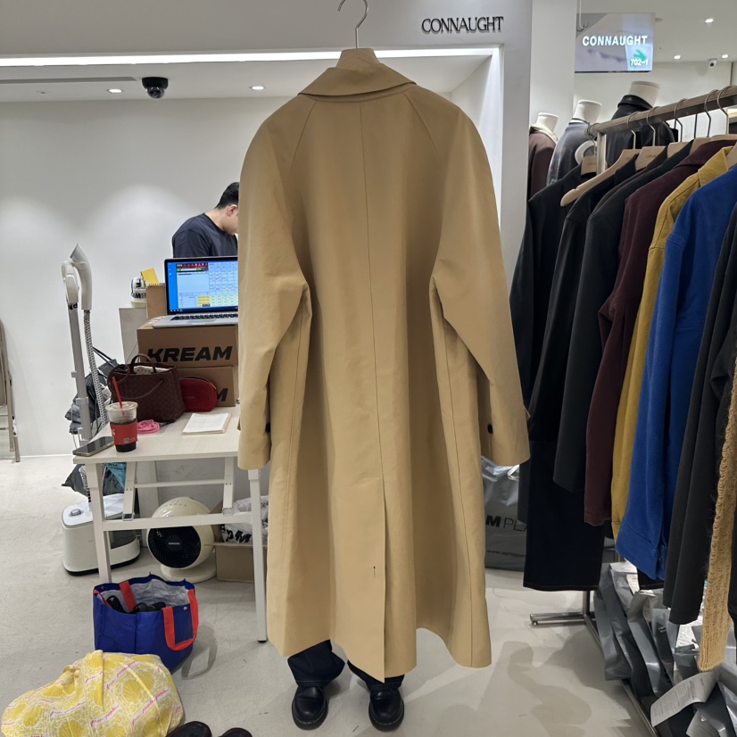 DAILYJUD韓國直郵㊣女士新品推薦25秋冬真品人氣休閑長款風衣CONNAUGHT長款風衣