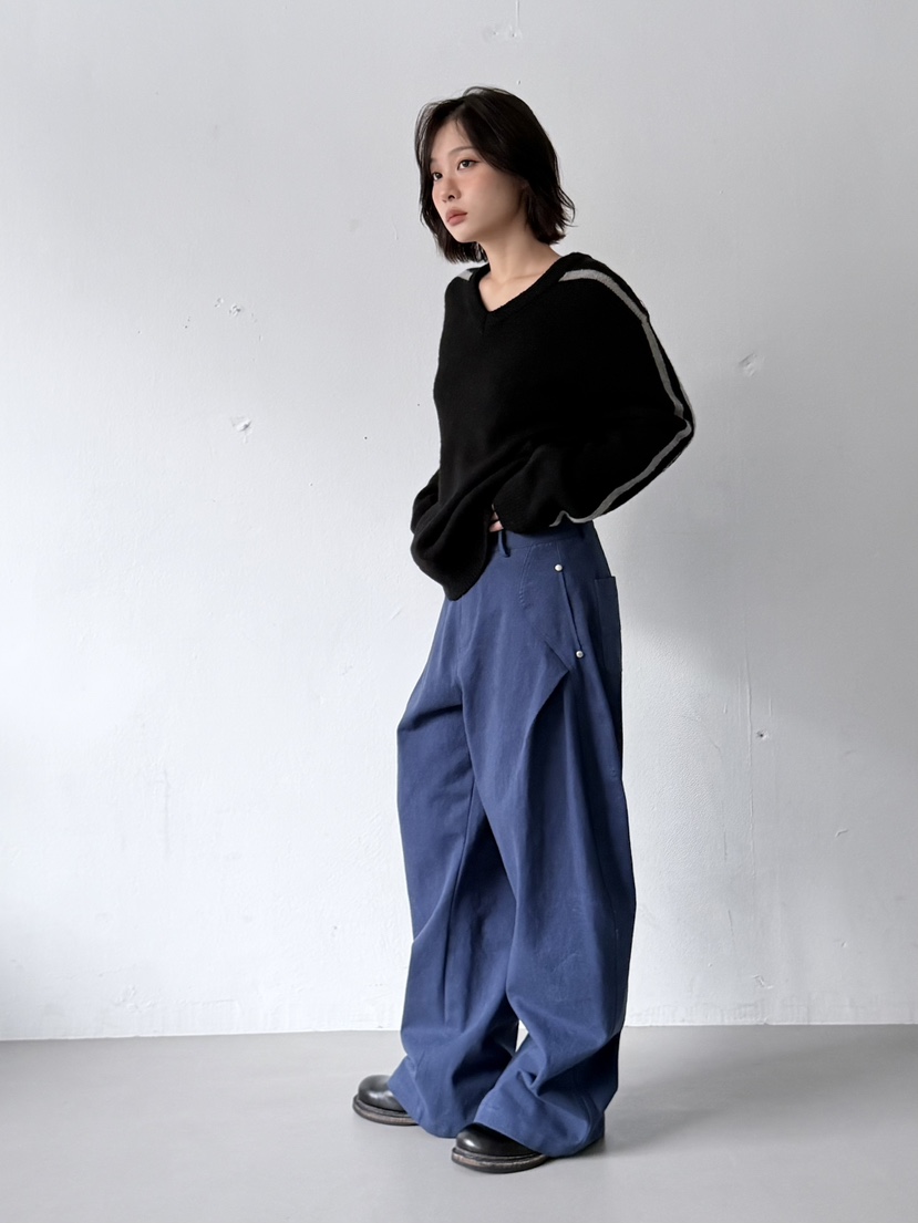 KARE/WEREPIECE韓國直郵㊣女裝新品職業休閑推薦時尚休閑褲KARE/WEREPIECE休閑褲