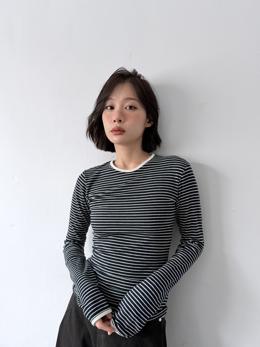 KARE/WEREPIECE東大門㊣直郵女裝新品職業長袖T恤美利奴羊毛KARE/WEREPIECE長袖T恤