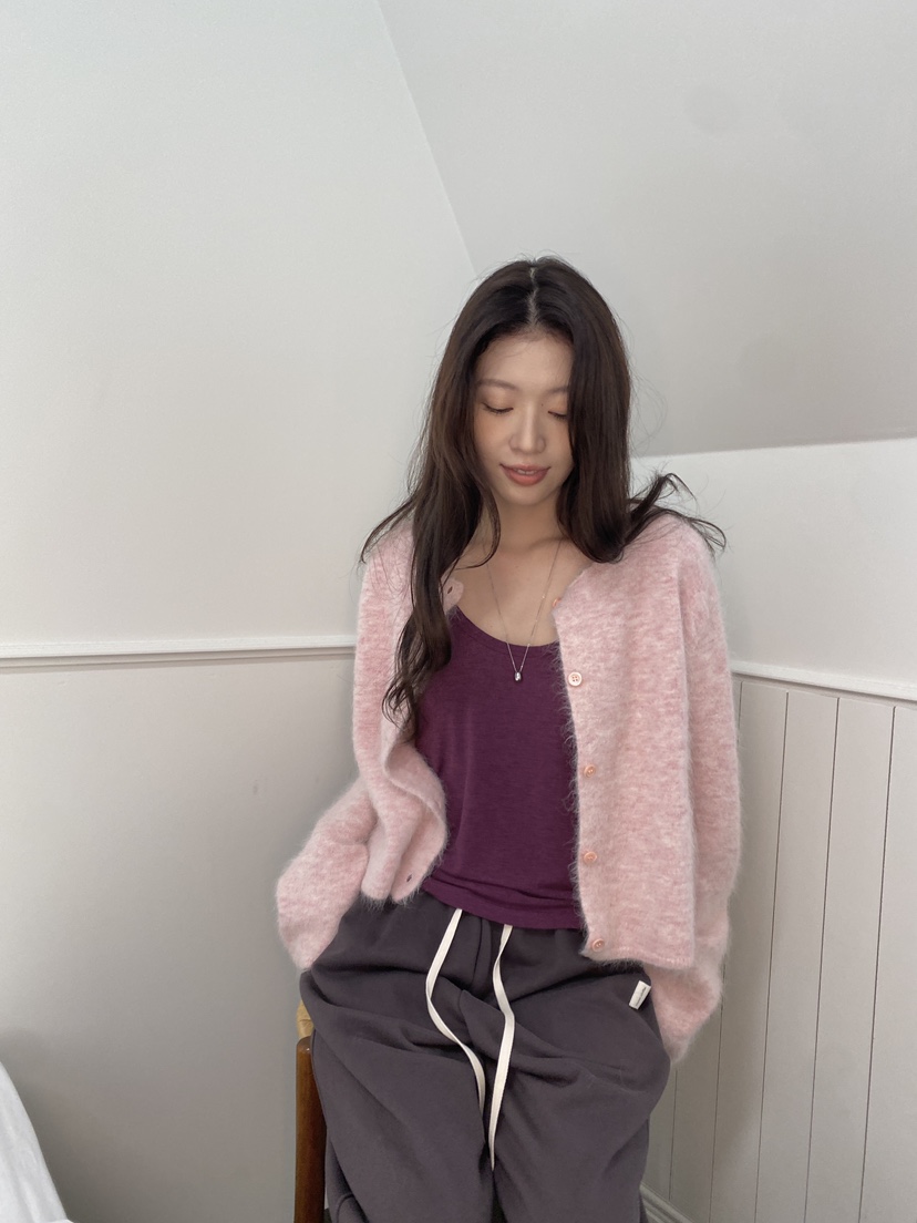 ERUME韓國直郵㊣女裝新款25秋冬人氣真品推薦休閑針織衫羊駝ERUME針織衫