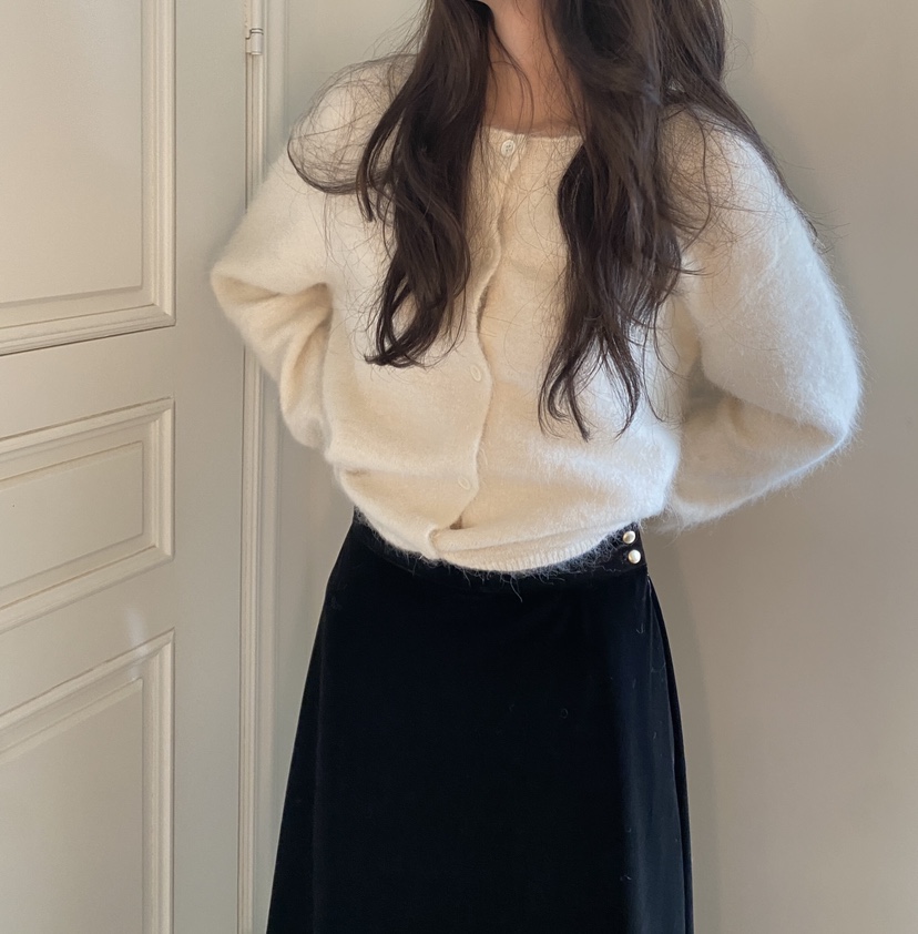 ERUME韓國直郵㊣女裝新款25秋冬人氣真品推薦休閑針織衫羊駝ERUME針織衫