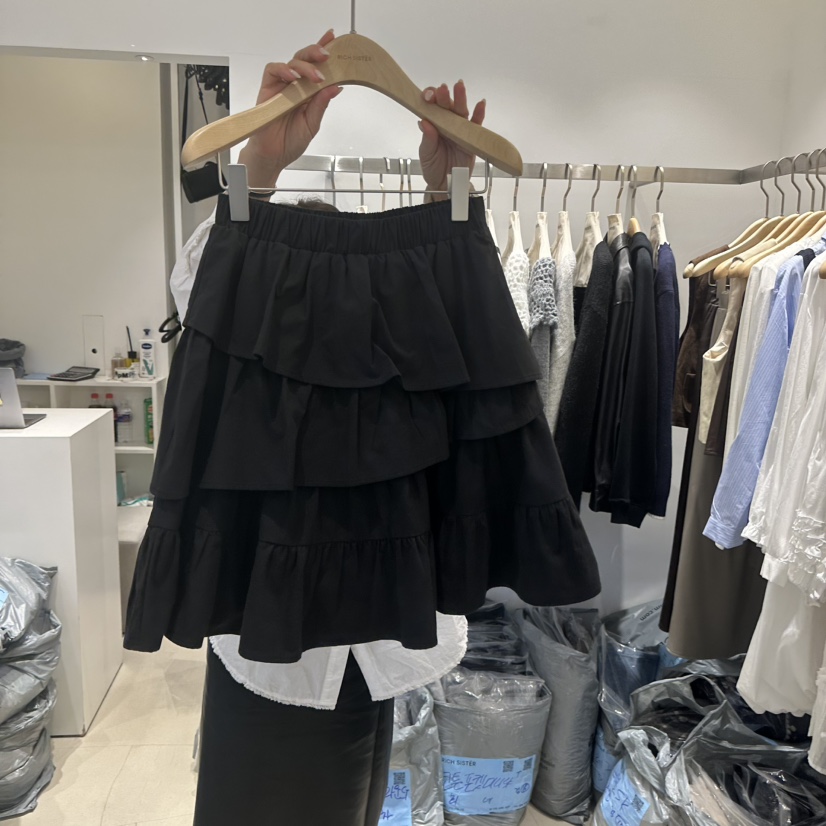 RICH SISTER東大門㊣直郵女裝新款時尚真品25秋冬休閑短裙RICH SISTER短裙圖色2
