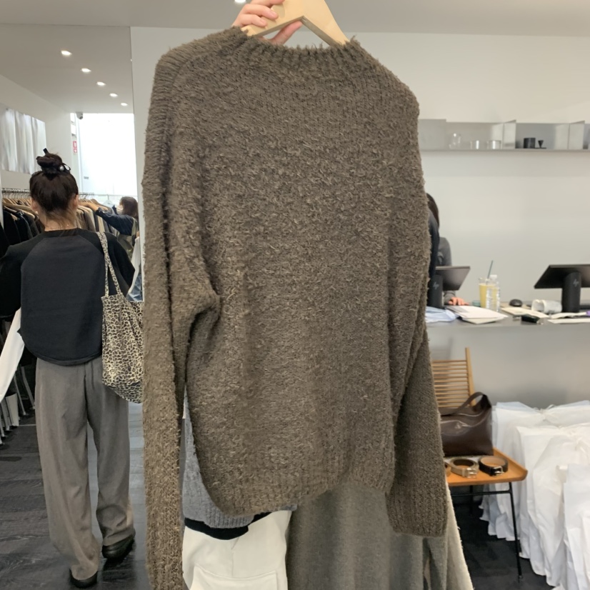 OBJECT韓國直郵㊣女士新品25秋冬人氣休閑職業推薦毛衣羊駝毛OBJECT毛衣