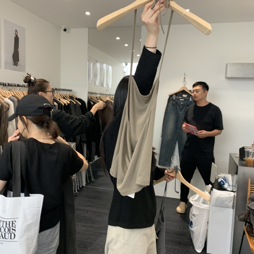 OBJECT東大門㊣實拍女裝新品休閑職業25秋冬人氣真品吊帶背心OBJECT吊帶/背心