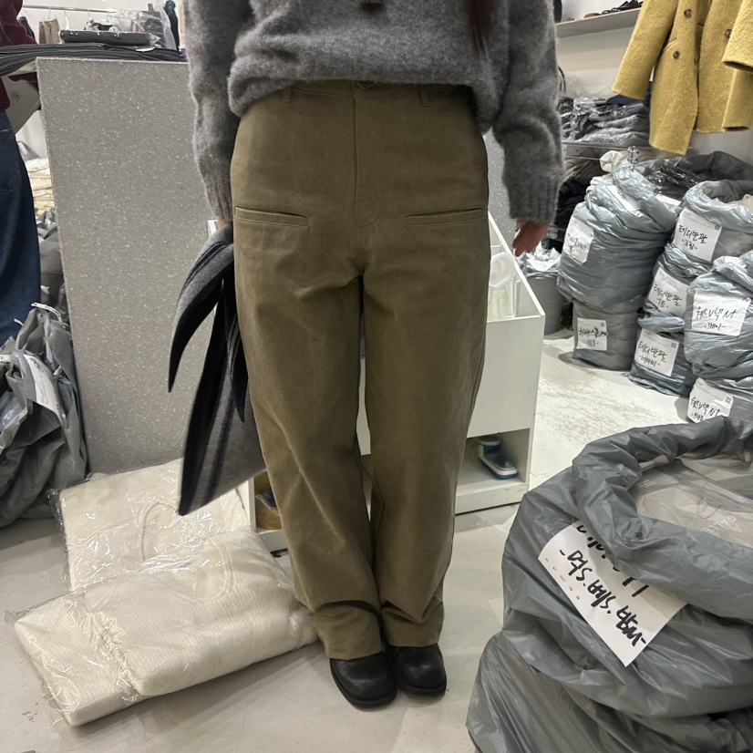 GALLERY-P韓國直郵㊣女士新品時尚25秋冬人氣職業熱賣休閑褲GALLERY休閑褲圖色1