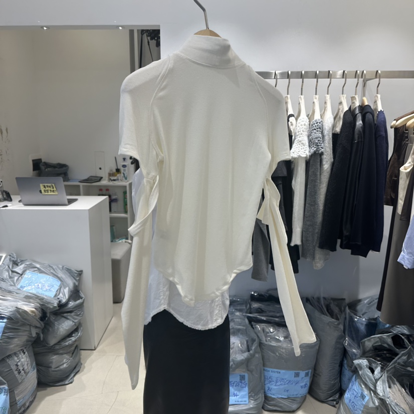 RICH SISTER韓國代購㊣女裝新款真品推薦25秋冬休閑長袖T恤RICH SISTER長袖T恤