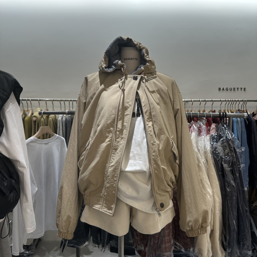 BAGUETTE-P韓國代購㊣女士新品25秋冬推薦真品休閑人氣夾克BAGUETTE-P夾克圖色3