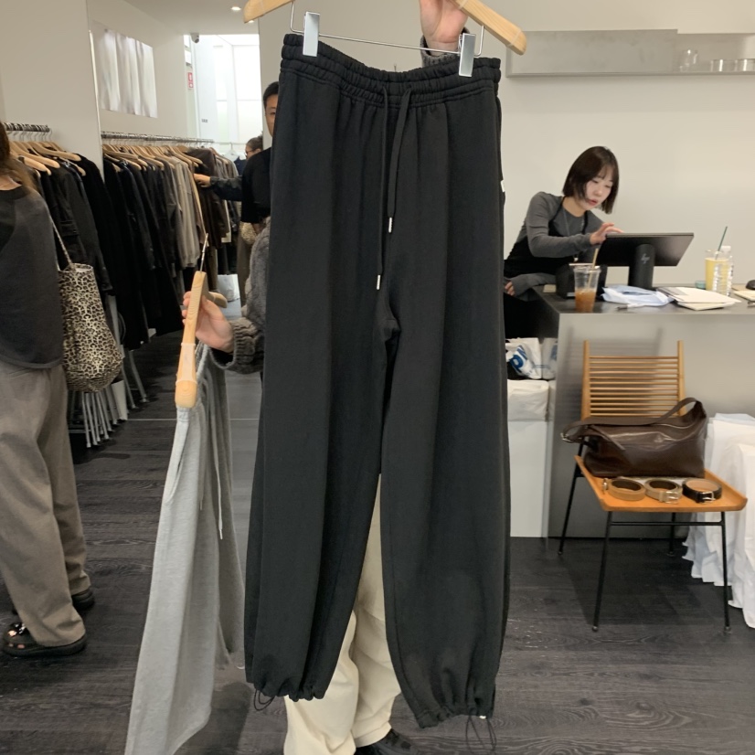OBJECT東大門㊣代購女裝新品人氣25秋冬時尚熱賣休閑褲寬松OBJECT休閑褲圖色2