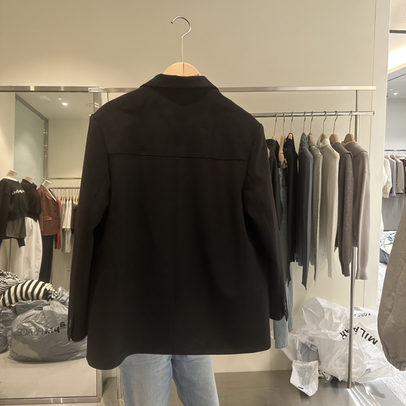 PLAMM東大門㊣實拍女裝新品職業25秋冬真品休閑時尚夾克絨面革PLAMM夾克