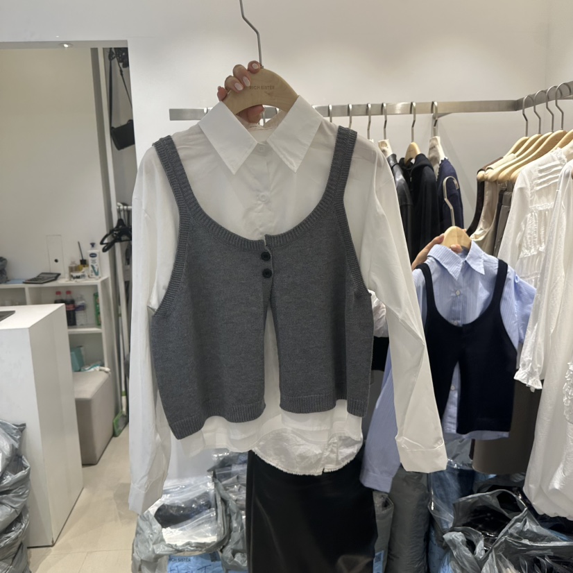 RICH SISTER東大門㊣直郵女裝新品職業時尚25秋冬人氣套裝RICH SISTER套裝圖色1