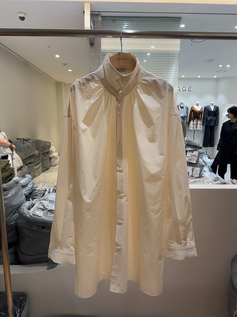 DE VENTI韓國代購㊣女士新品時尚休閑熱賣人氣真品襯衫蕾絲衫DE VENTI襯衫/蕾絲衫