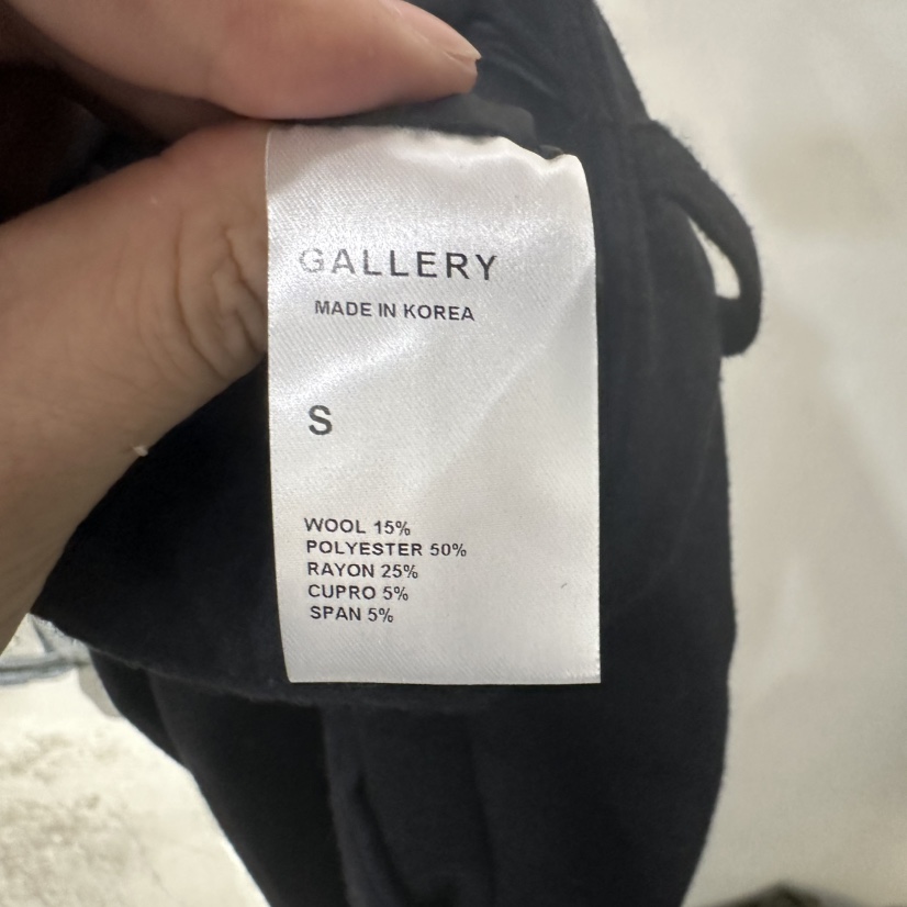 GALLERY-P韓國代購㊣女裝新款職業休閑時尚推薦休閑褲羊毛GALLERY休閑褲