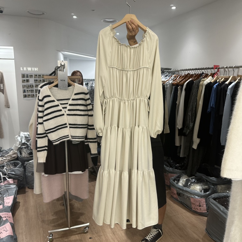 LEWIN韓國代購㊣女士新品時尚真品25秋冬休閑職業推薦連衣裙LEWIN連衣裙