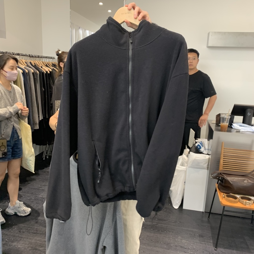 OBJECT韓國直郵㊣女裝新品推薦熱賣休閑職業人氣25秋冬夾克拉鏈OBJECT夾克圖色1