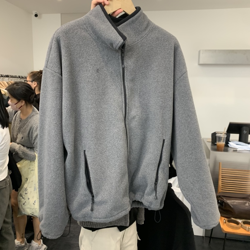 OBJECT韓國直郵㊣女裝新品推薦熱賣休閑職業人氣25秋冬夾克拉鏈OBJECT夾克圖色2