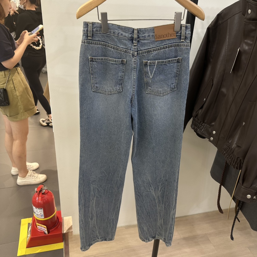 3 ANOTHER韓國代購㊣女裝新款熱賣時尚推薦職業真品牛仔褲3 ANOTHER牛仔褲