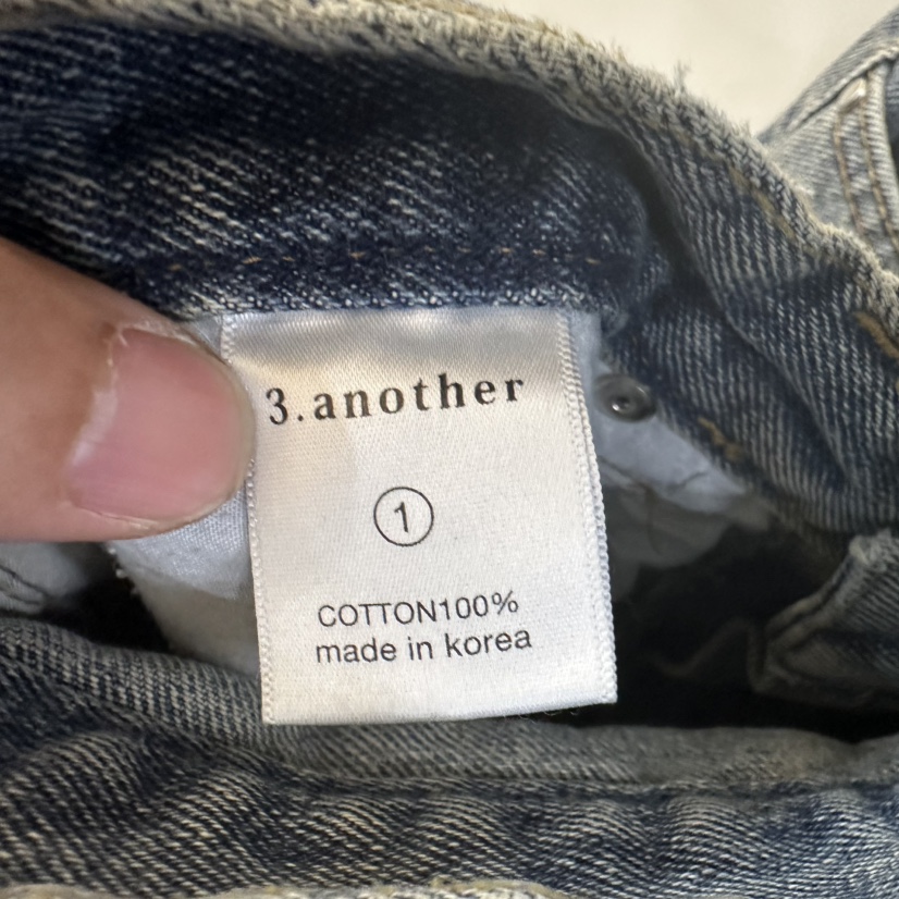 3 ANOTHER韓國代購㊣女裝新款熱賣時尚推薦職業真品牛仔褲3 ANOTHER牛仔褲