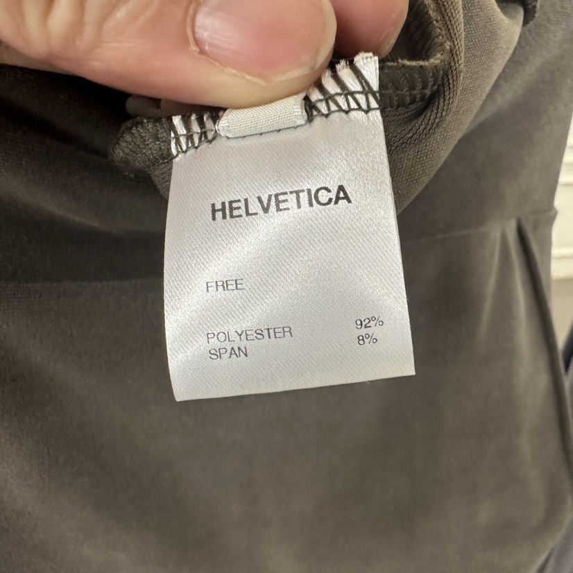 HELVETICA韓國直郵㊣女士新款休閑熱賣25秋冬真品長裙天鵝絨HELVETICA長裙