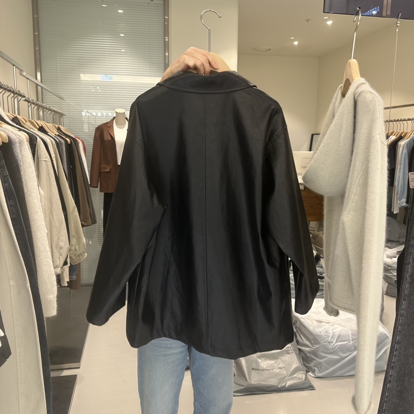 PLAMM東大門㊣實拍女裝新品25秋冬時尚真品職業推薦人氣夾克PLAMM夾克