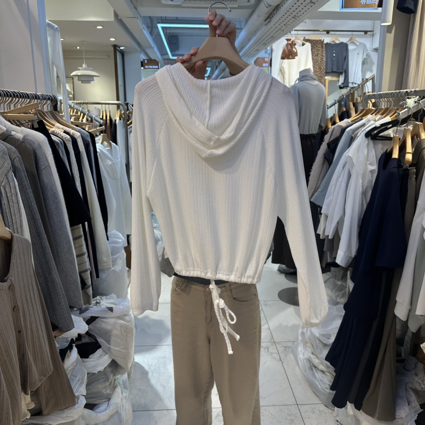 HARU東大門㊣實拍女士新品25秋冬時尚職業休閑衛衣開衫連帽HARU衛衣