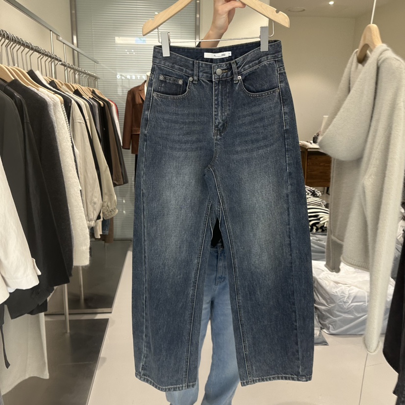 PLAMM東大門㊣直郵女裝新品休閑人氣25秋冬真品時尚推薦牛仔褲PLAMM牛仔褲圖色1