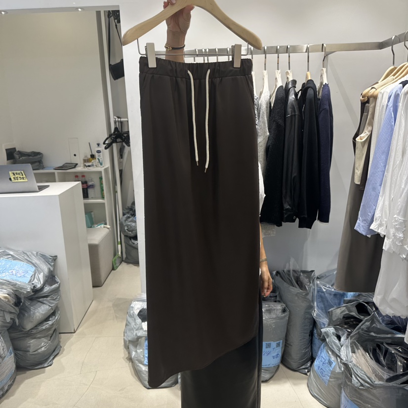 RICH SISTER東大門㊣實拍女裝新款真品熱賣職業長裙皮革長款RICH SISTER長裙圖色2