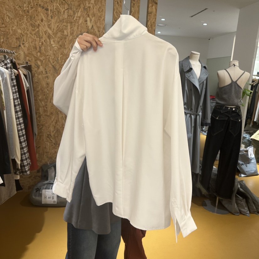 DE VENTI東大門㊣代購女士新品熱賣人氣25秋冬襯衫蕾絲衫高領DE VENTI襯衫/蕾絲衫