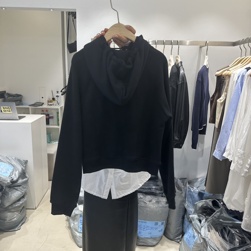 RICH SISTER韓國直郵㊣女士新品休閑真品推薦夾克兜帽棉質RICH SISTER夾克
