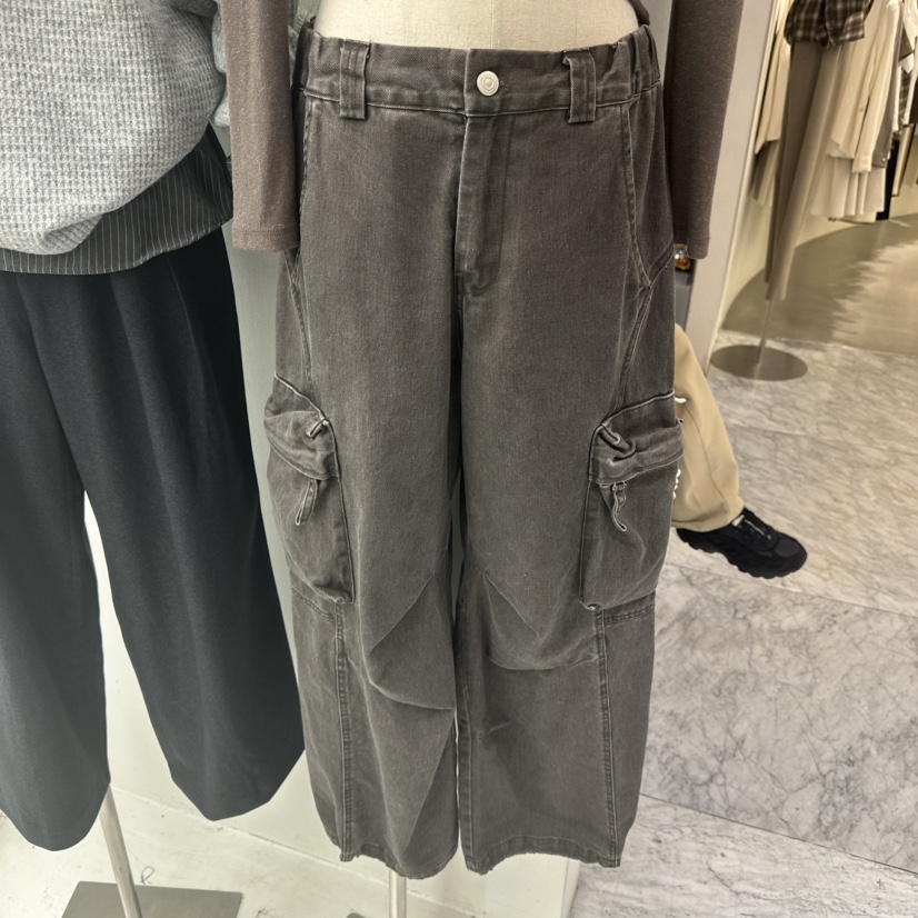 CHAV韓國直郵㊣女士新品人氣休閑職業推薦真品時尚25秋冬休閑褲CHAV休閑褲圖色1棕色