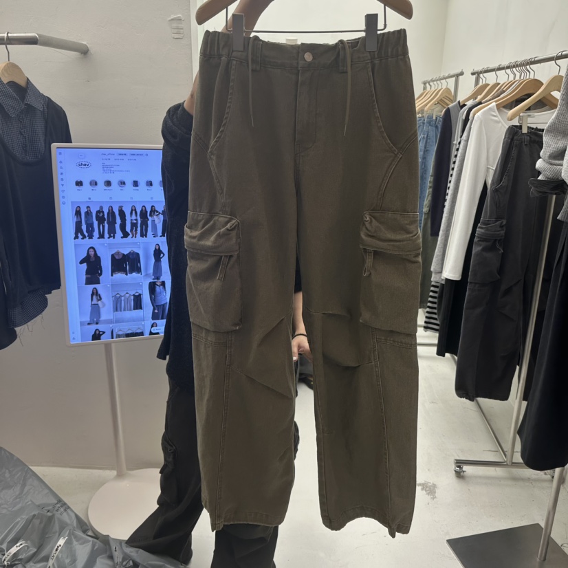 CHAV韓國直郵㊣女士新品人氣休閑職業推薦真品時尚25秋冬休閑褲CHAV休閑褲圖色3