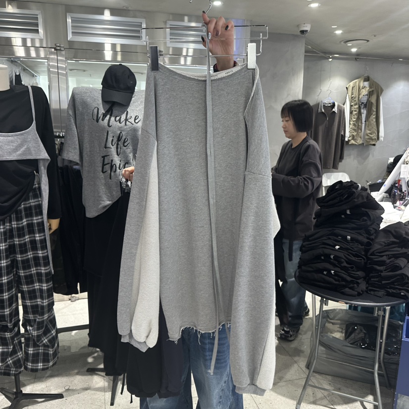 HERTZ-P東大門㊣代購女士新款時尚真品25秋冬職業衛衣含腰繩HERTZ-P衛衣圖色1