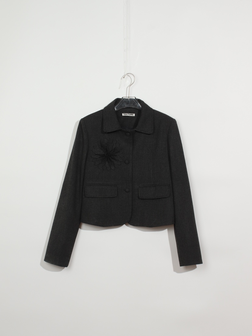 TEXTURE東大門㊣實拍女裝新品25秋冬人氣真品休閑職業時尚夾克TEXTURE夾克圖色1墨