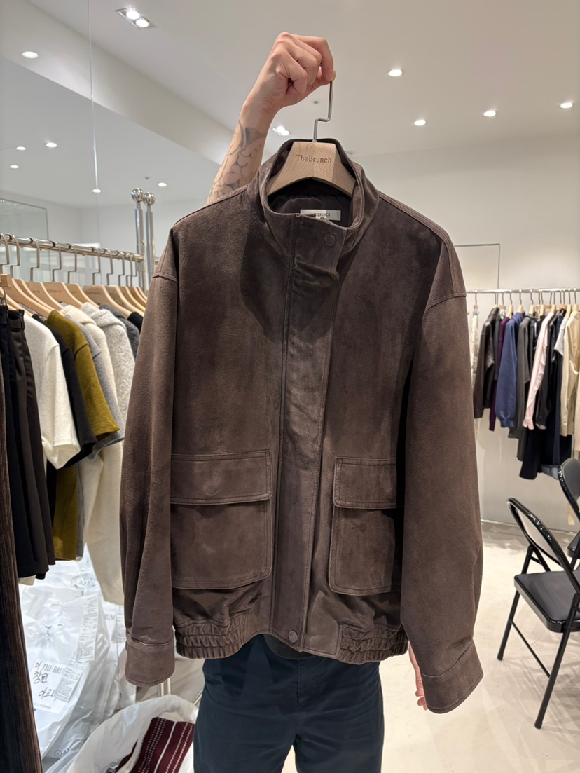 THE BRUNCH東大門㊣實拍女裝新品休閑職業25秋冬時尚人氣夾克THE BRUNCH夾克圖色1