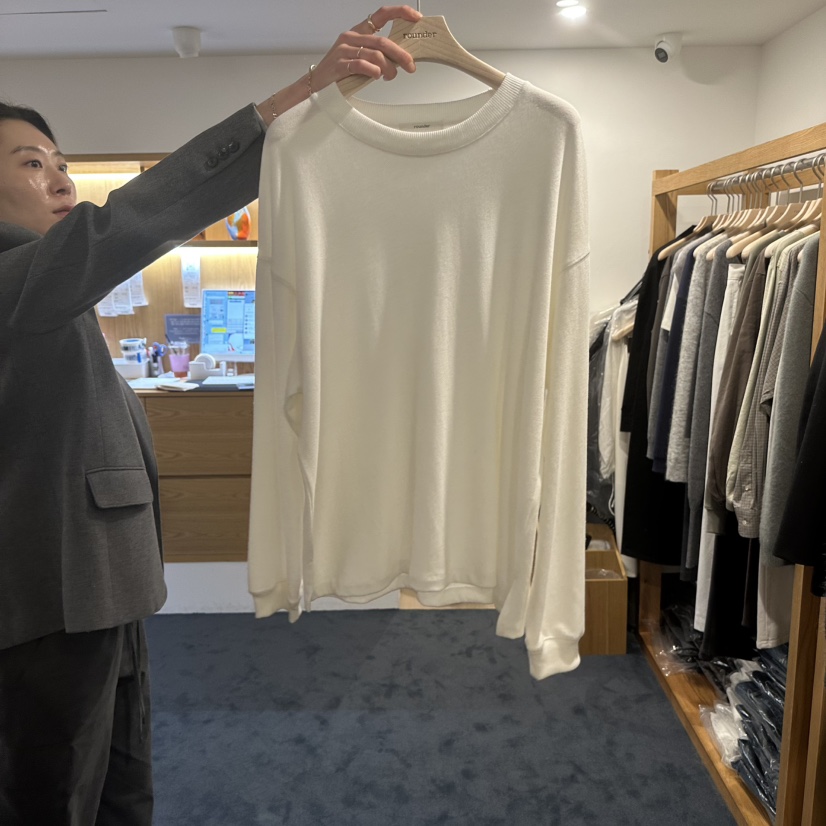ROUNDER東大門㊣實拍女士新款職業人氣25秋冬真品熱賣長袖T恤ROUNDER長袖T恤圖色1