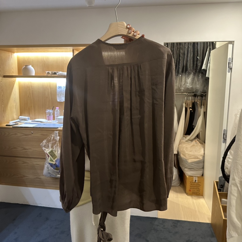ROUNDER東大門㊣代購女士新品時尚真品推薦休閑人氣襯衫蕾絲衫ROUNDER襯衫/蕾絲衫