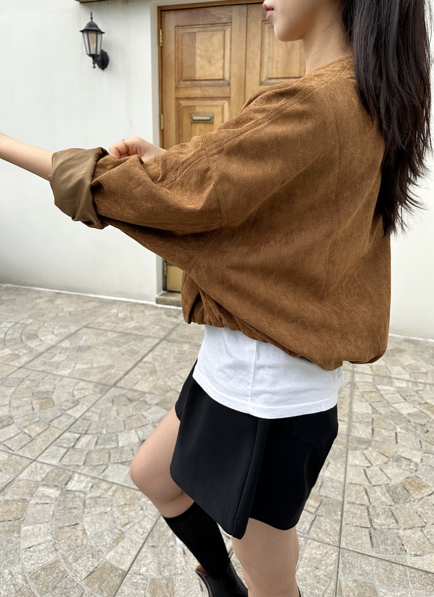 CLASSY-O韓國直郵㊣女士新品職業真品熱賣推薦夾克絨面革褶皺CLASSY-O夾克