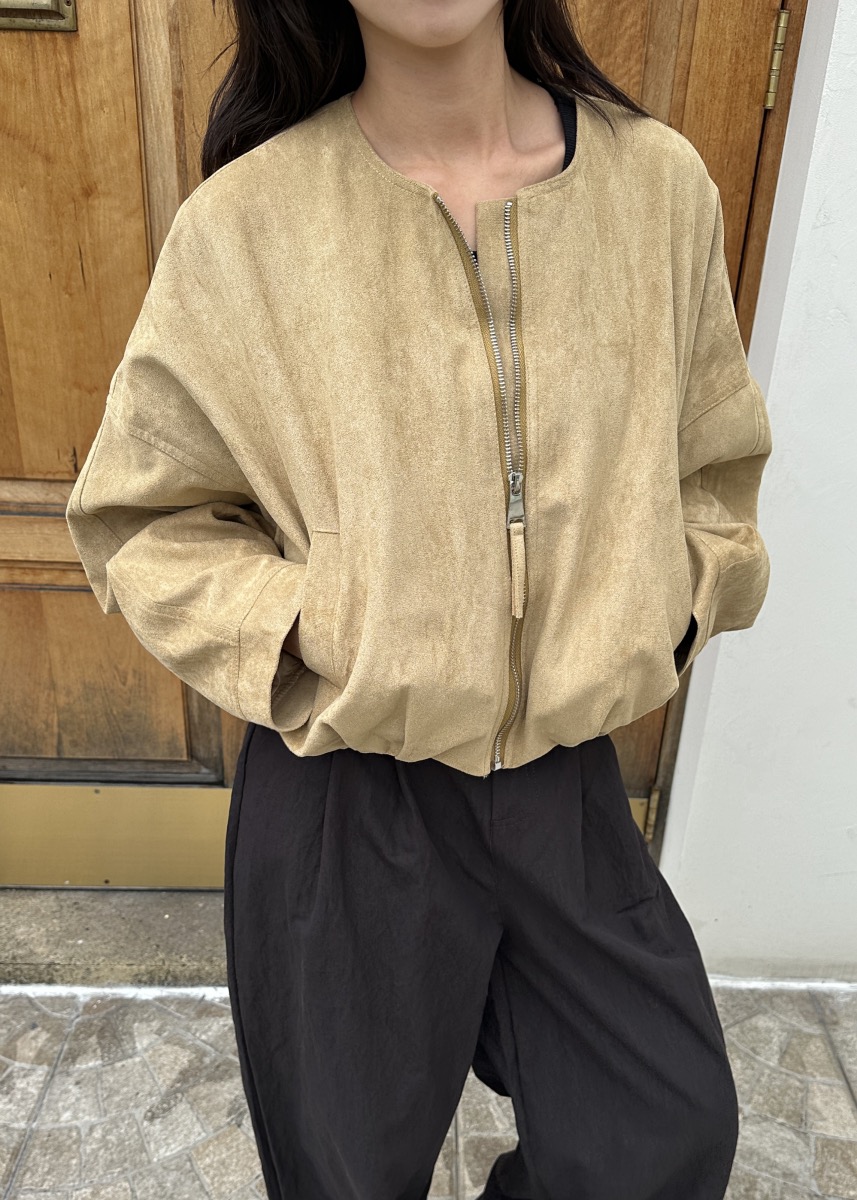 CLASSY-O韓國直郵㊣女士新品職業真品熱賣推薦夾克絨面革褶皺CLASSY-O夾克圖色1