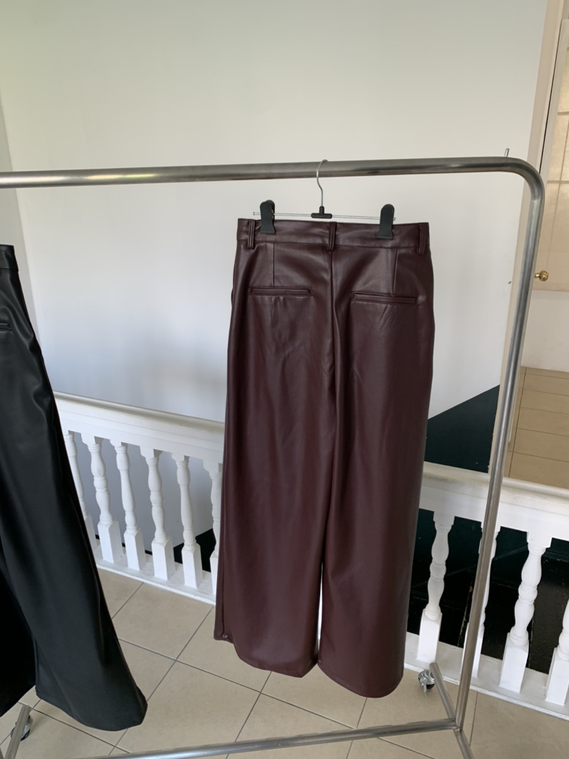 BETONE韓國直郵㊣女士新款時尚推薦真品熱賣職業休閑褲皮革BETONE休閑褲