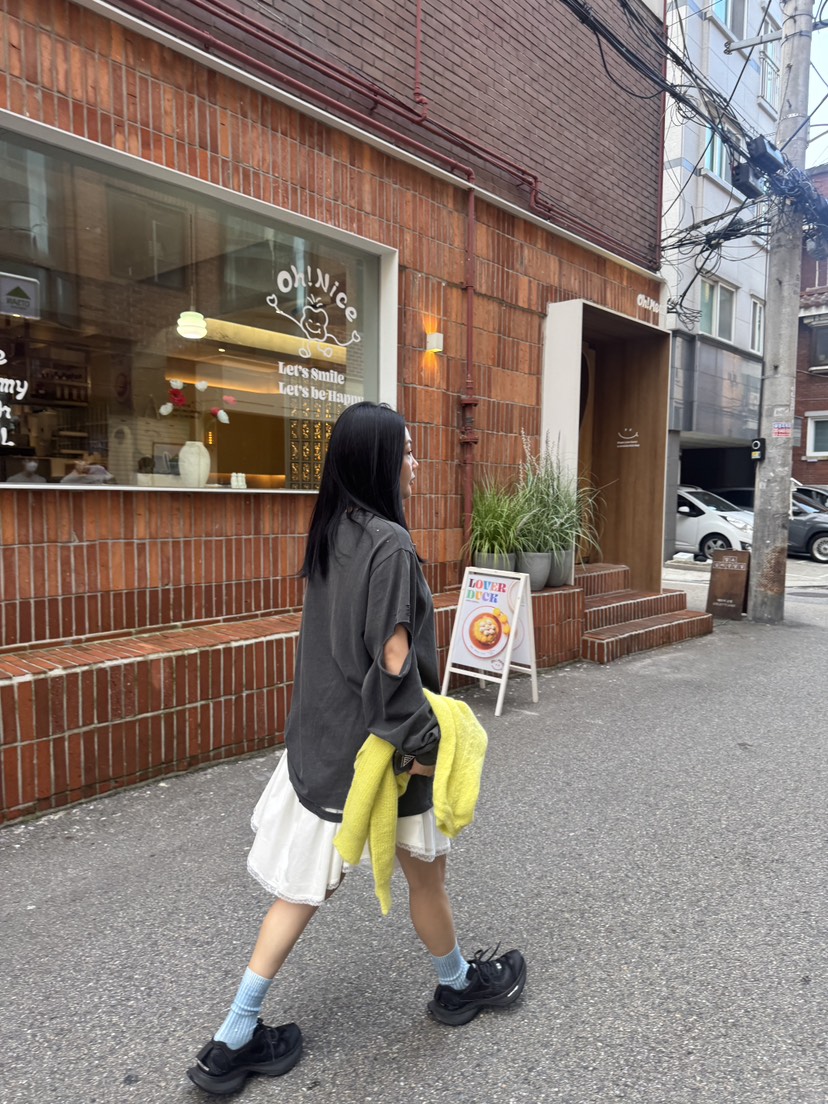 FRANC—L韓國代購㊣女裝新款休閑25秋冬熱賣真品時尚短裙褶皺FRANC短裙