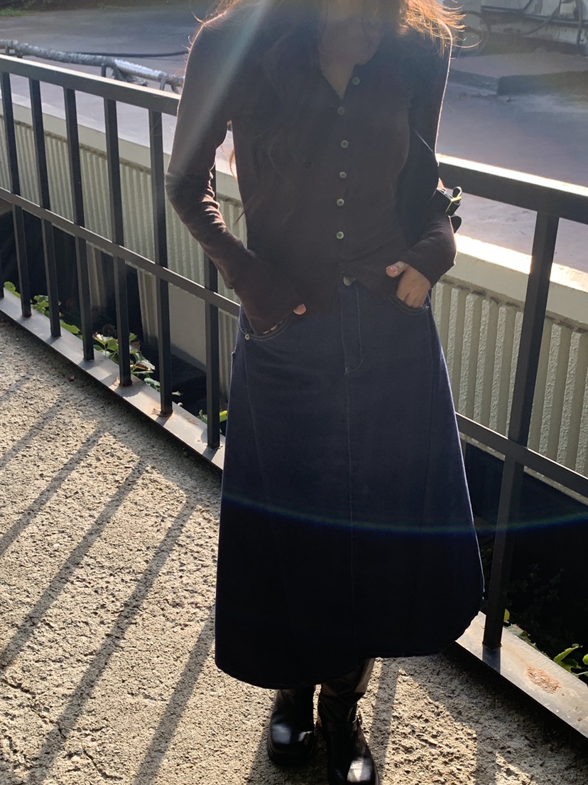 LOGARDEN東大門㊣實拍女士新品25秋冬職業推薦人氣熱賣長裙LO GARDEN長裙