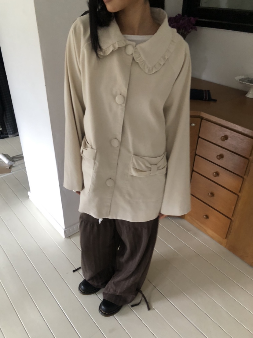 FLASH韓國代購㊣女裝新款休閑真品職業時尚推薦25秋冬中長款大衣FLASH中長款大衣