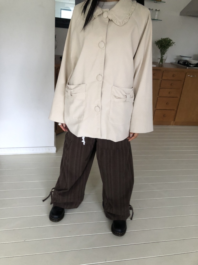 FLASH韓國代購㊣女裝新款休閑真品職業時尚推薦25秋冬中長款大衣FLASH中長款大衣
