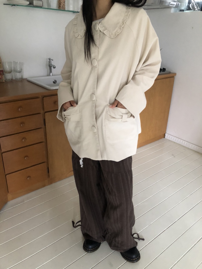 FLASH韓國代購㊣女裝新款休閑真品職業時尚推薦25秋冬中長款大衣FLASH中長款大衣圖色1