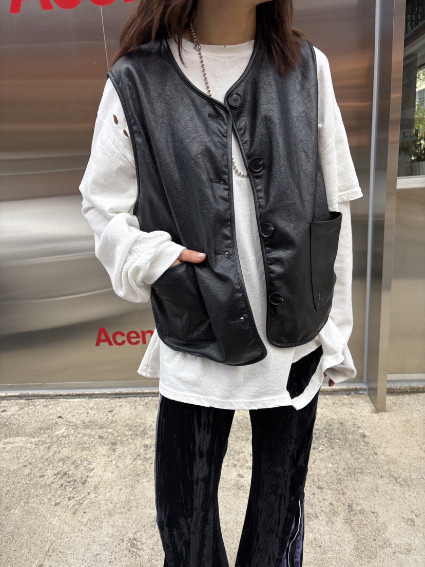 FRANC—L東大門㊣直郵女士新款熱賣職業人氣時尚馬甲不含內搭FRANC馬甲圖色1