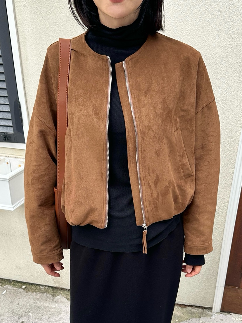 HEIZE東大門㊣實拍女士新品25秋冬職業熱賣推薦休閑夾克絨面革HEIZE夾克