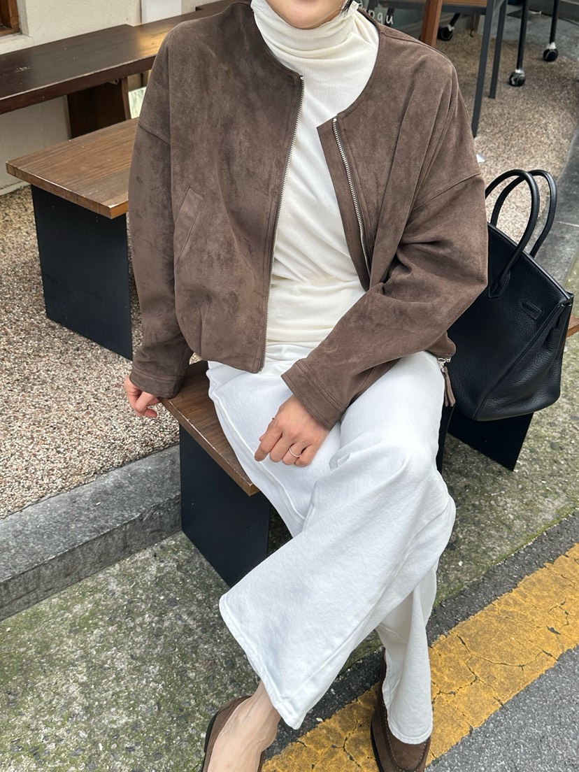 HEIZE東大門㊣實拍女士新品25秋冬職業熱賣推薦休閑夾克絨面革HEIZE夾克