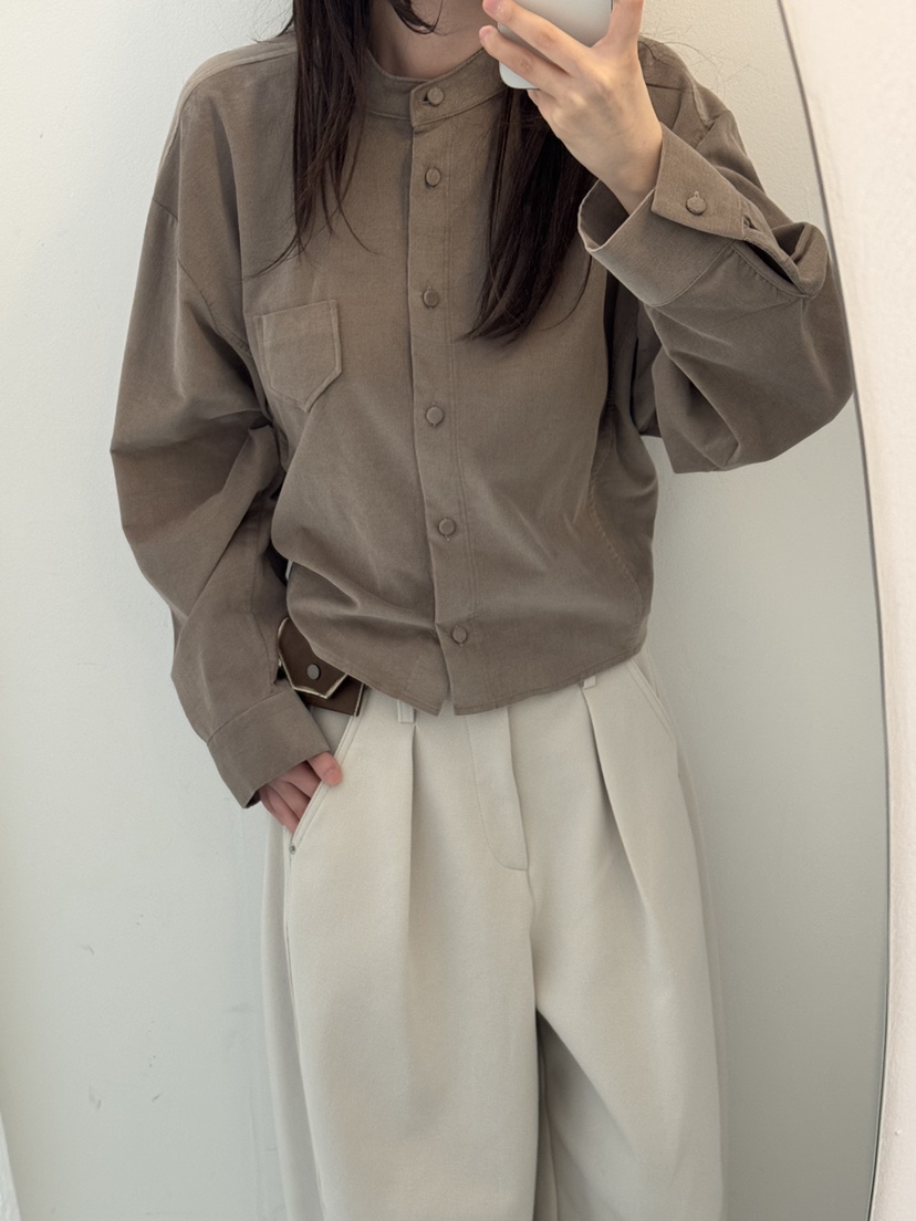 LE-PPL東大門㊣直郵女裝新款休閑推薦真品時尚25秋冬襯衫蕾絲衫LE-PPL襯衫/蕾絲衫