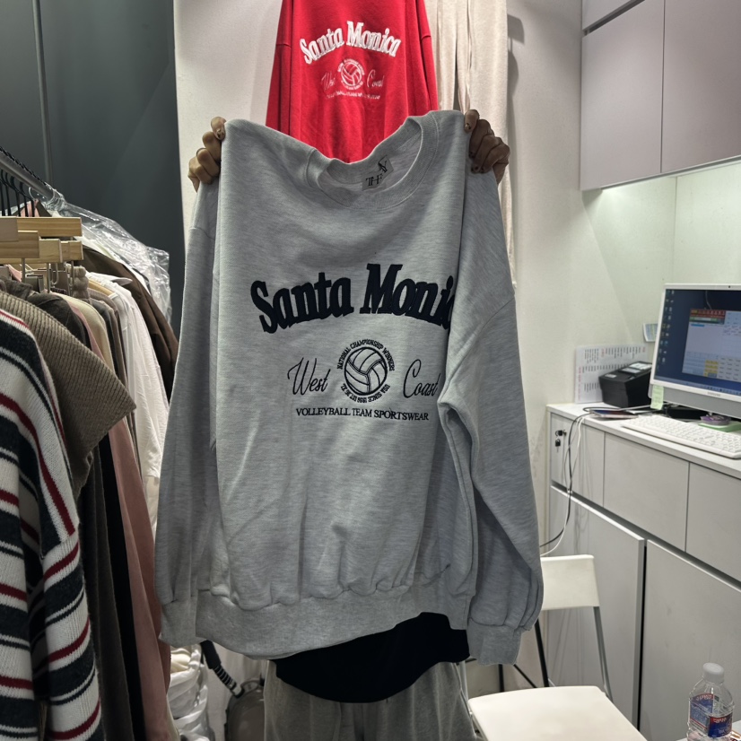 UNA/THE MAY韓國直郵㊣女士新品人氣職業熱賣休閑真品衛衣THEMAY/UNA衛衣圖色2